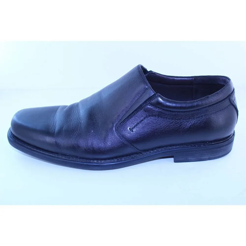 Johnston & Murphy Cullis Black Leather Loafers 12M